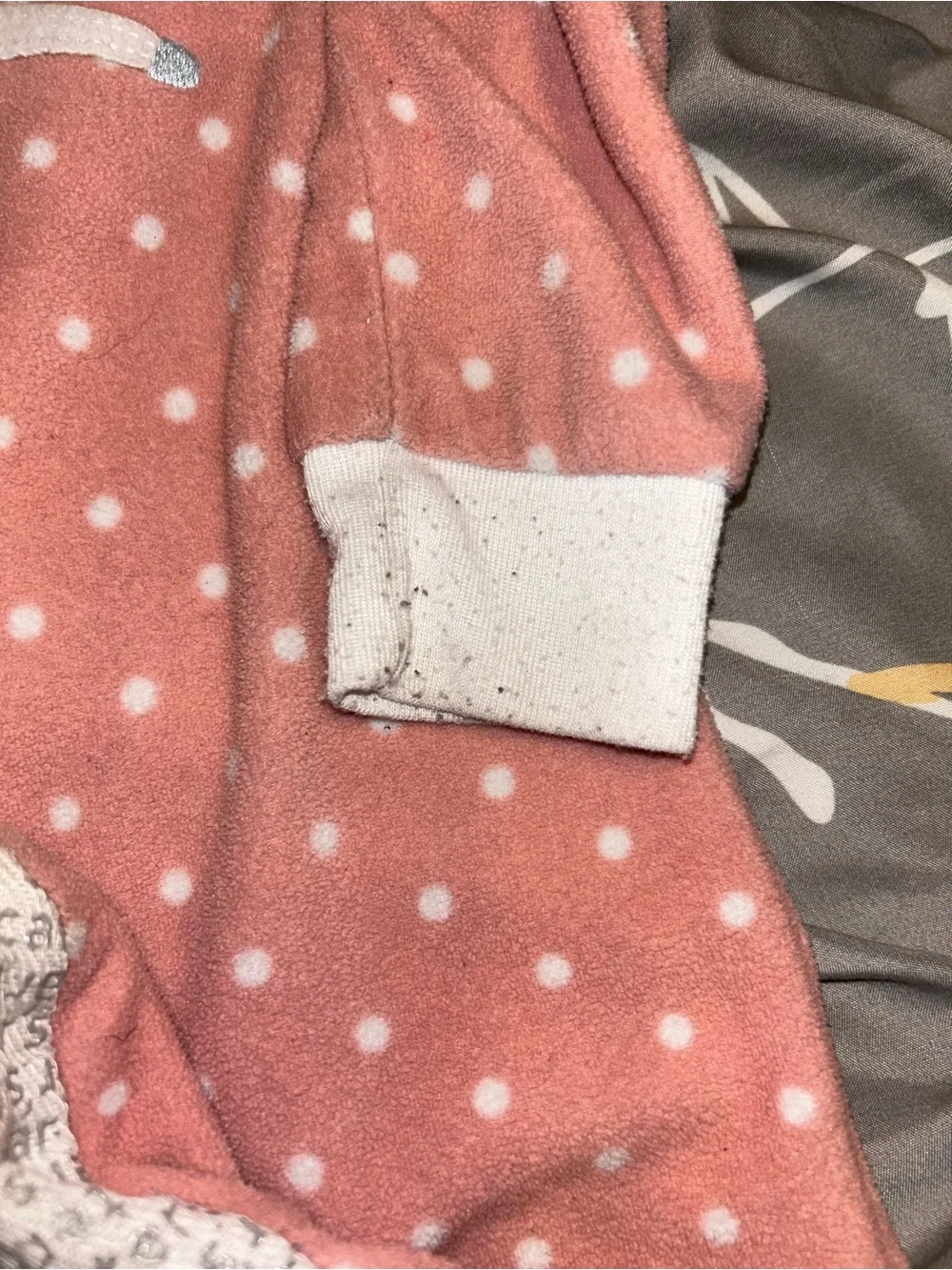 Carter's Pink Polka Dot Unicorn Footed One-Piece